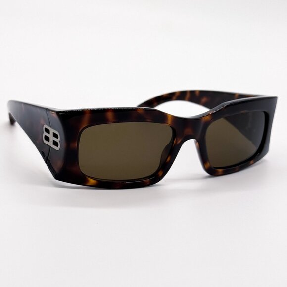 NEW BALENCIAGA SUNGLASSES BB0291S 003 HAVANA UNISEX EYEWEAR main image 4